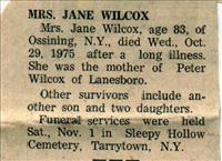 Wilcox, Jane